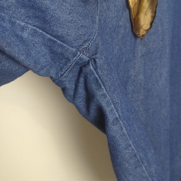 Highwaisted 100% Cotton Shorts, Thigh Length Scarf Belt Women's Size Medium - Picture 5 of 11